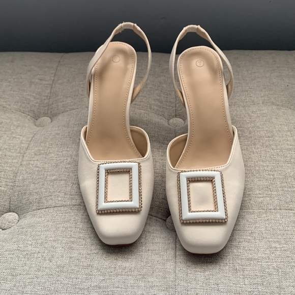 Shoes - Bridal stiletto heels white
